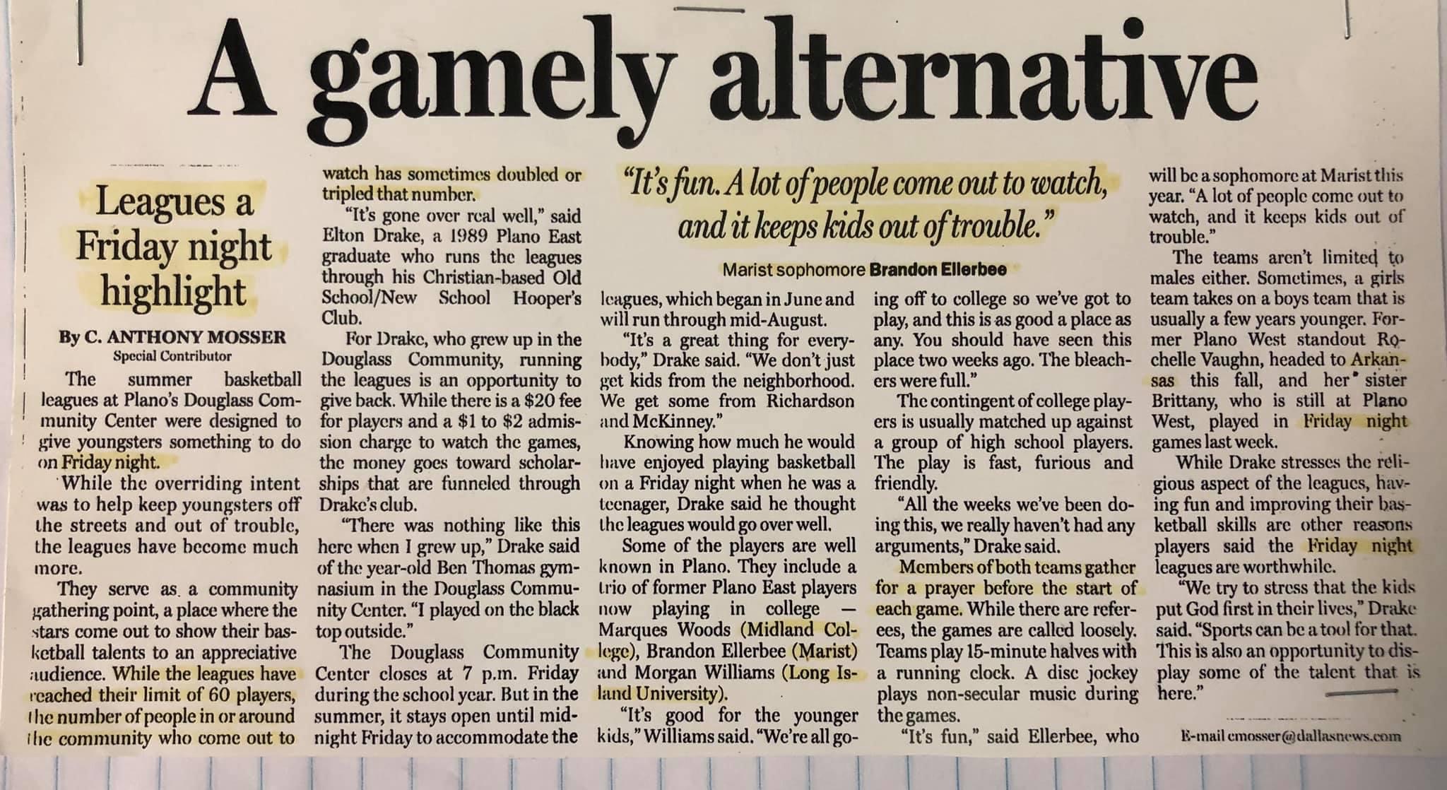 OSNS coach and players